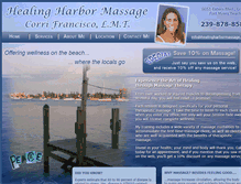 Tablet Screenshot of healingharbormassage.com